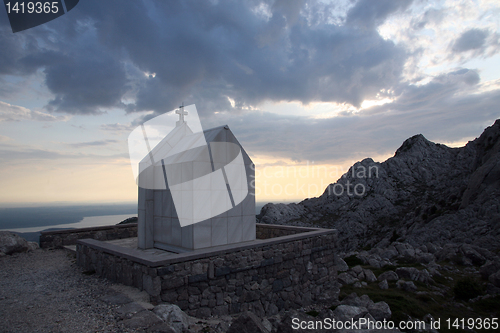 Image of Chapel in mountains Velebit, Croatia