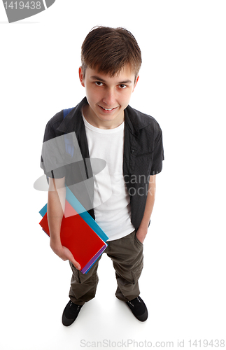 Image of Student holding books