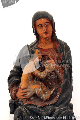 Image of Blessed Virgin Mary with baby Jesus