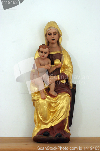 Image of Blessed Virgin Mary with baby Jesus