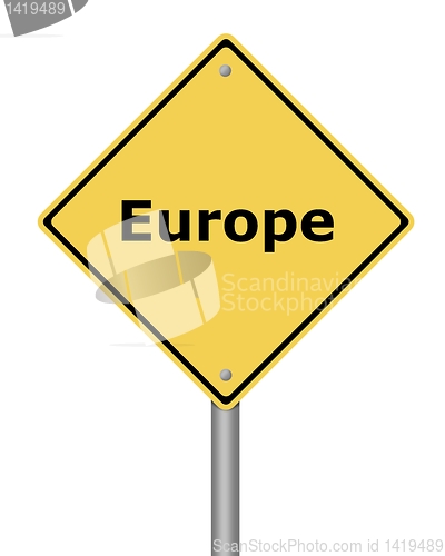 Image of Warning Sign Europe