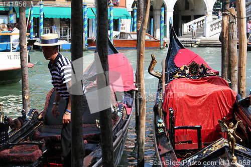 Image of gondolas