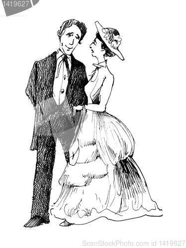 Image of vintage couple