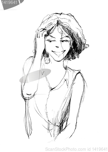 Image of cute woman