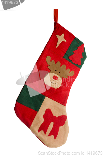 Image of Christmas red stocking