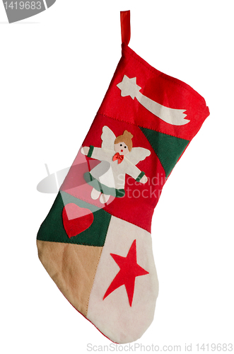 Image of Christmas red stocking