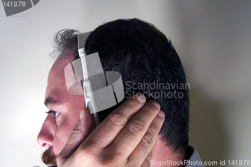 Image of using headset