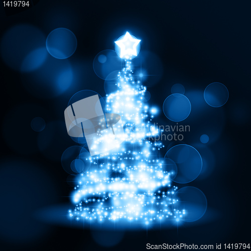 Image of blue christmas