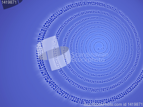 Image of pi spiral