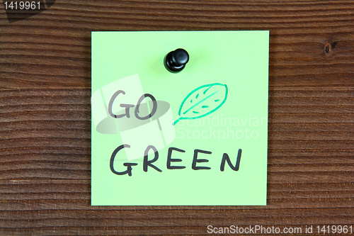 Image of Go green