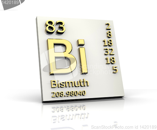 Image of Bismuth form Periodic Table of Elements 