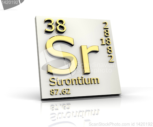 Image of Strontium form Periodic Table of Elements 