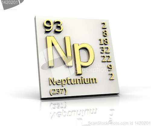 Image of Neptunium form Periodic Table of Elements 