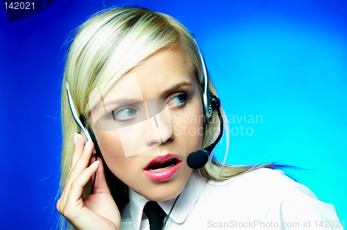 Image of Business on blue