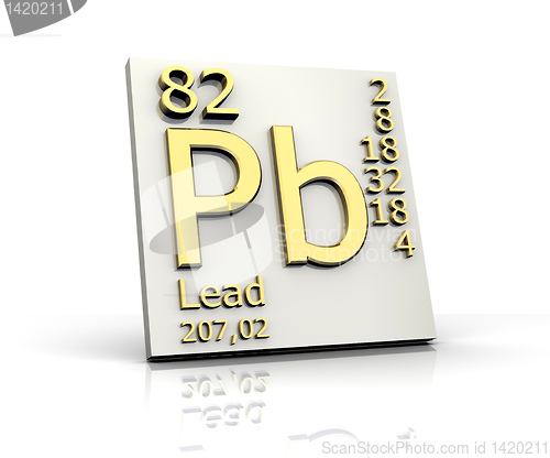 Image of Lead form Periodic Table of Elements 