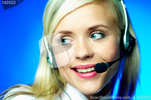 Image of Business on blue