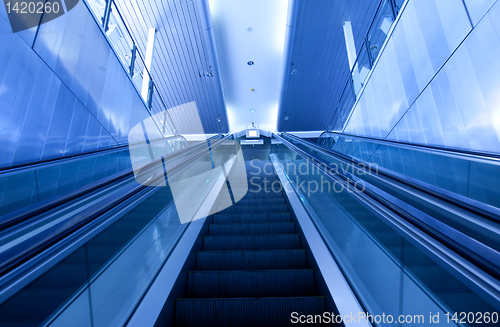 Image of escalators