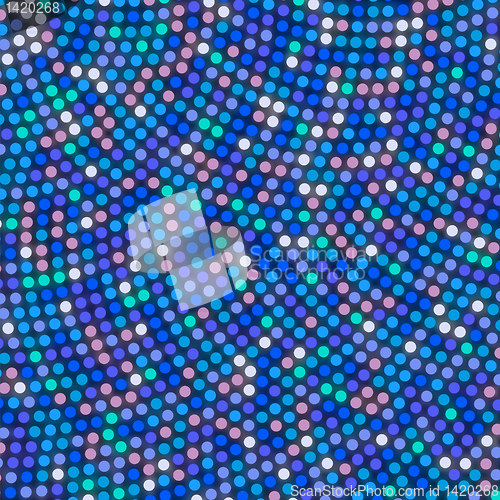 Image of Abstract rounded pixel points mosaic. EPS 8