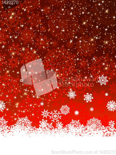 Image of Christmas decoration background. EPS 8