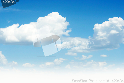 Image of sunny sky background