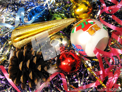 Image of christmas tree decorations