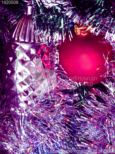 Image of christmas tree decorations