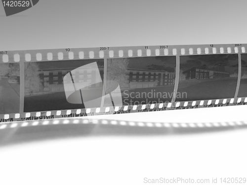 Image of b&w film strip   