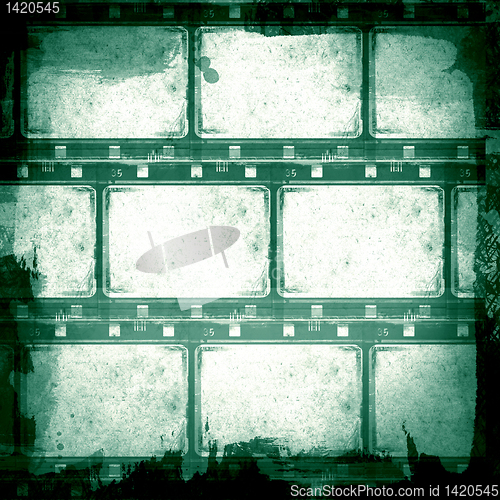 Image of Grunge film frame