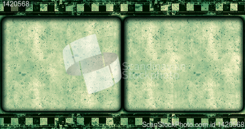 Image of Grunge film frame