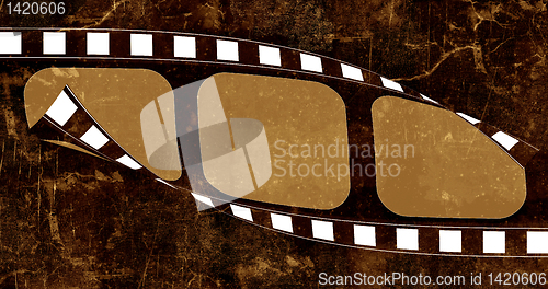 Image of Grunge film frame