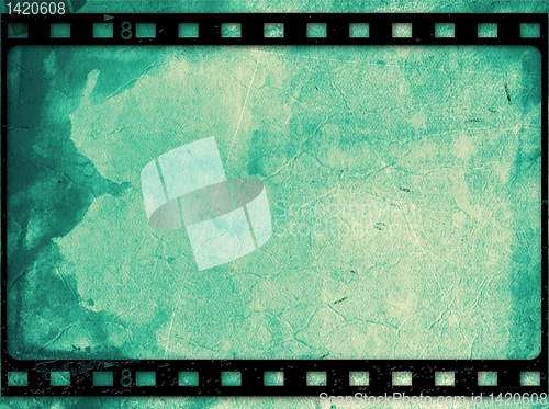 Image of Grunge film frame