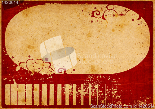 Image of Retro style paper background