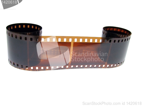 Image of brown filmstrip      