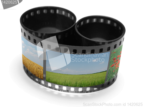 Image of film with nature shots