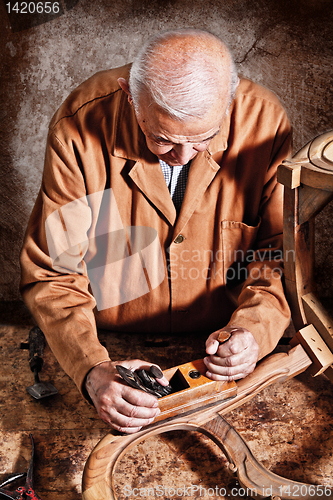 Image of carpenter at work