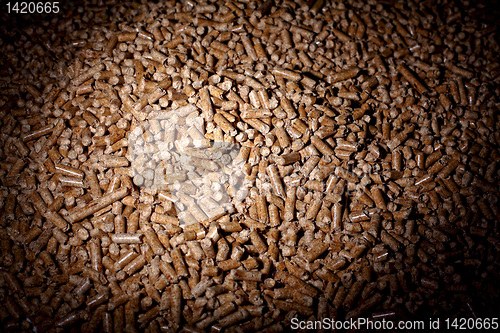 Image of wood pellet