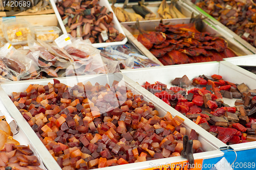 Image of Fish on street market