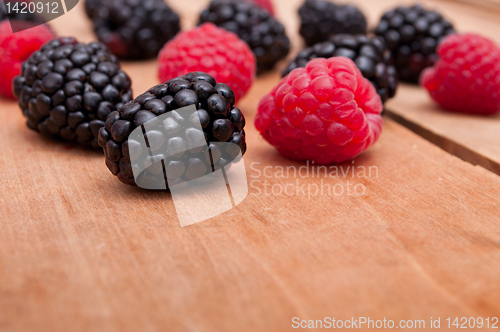 Image of Raspberries and Blackberries
