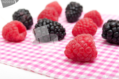 Image of Raspberries and Blackberries