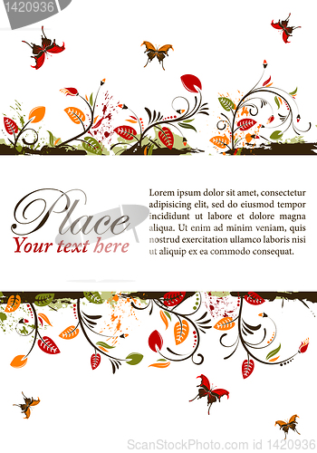 Image of Floral frame