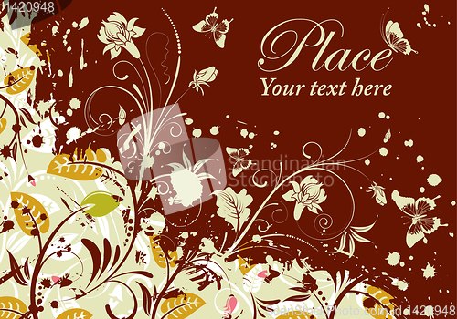 Image of Floral frame