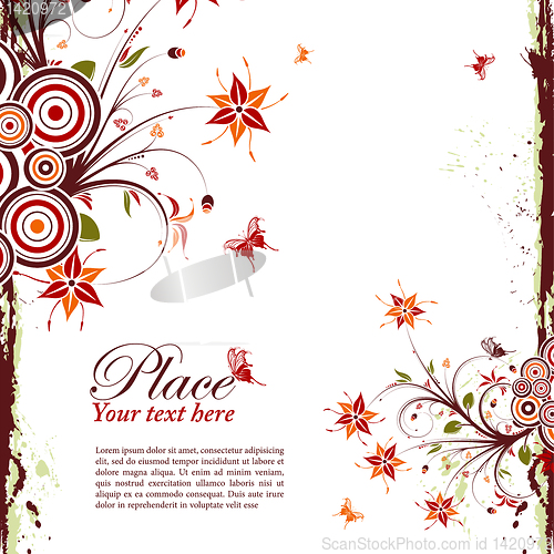 Image of Floral frame