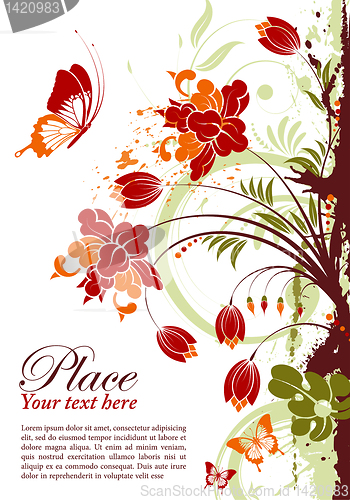 Image of Floral frame