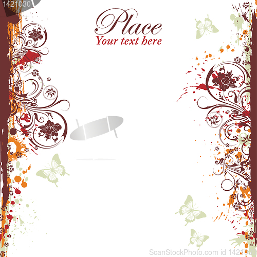 Image of Floral frame