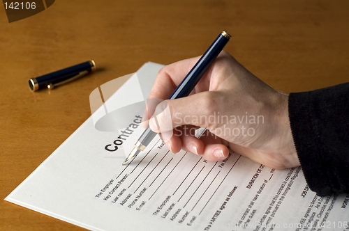 Image of contract