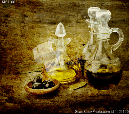 Image of Cooking Oil And Vinegar