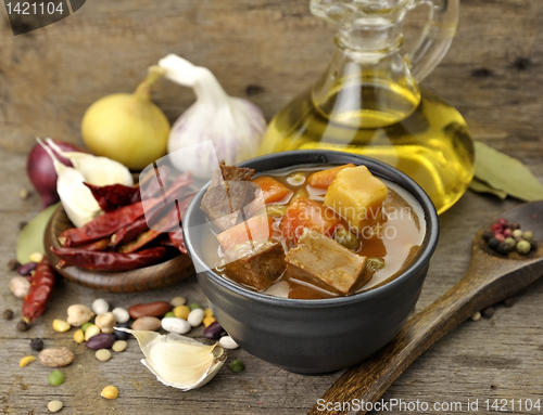 Image of Beef Soup With Vegetables