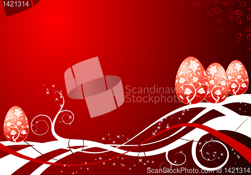 Image of Abstract easter background