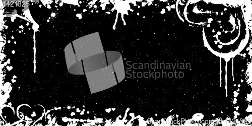 Image of Grunge abstract valentines background, vector