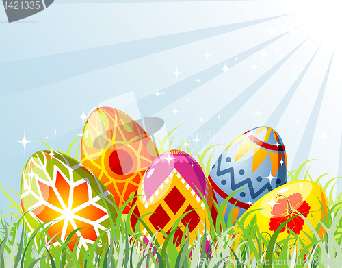 Image of Easter eggs